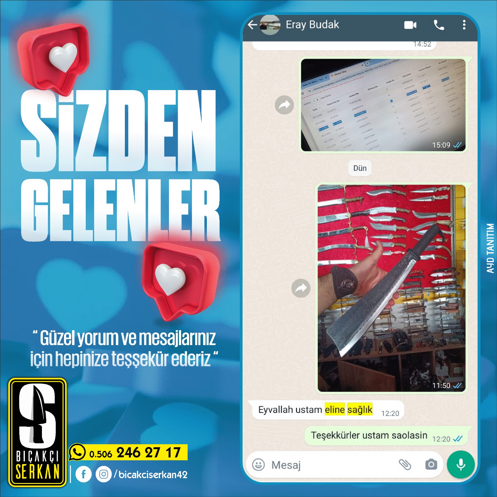 Biçakcı Serkan Sizden Gelenler