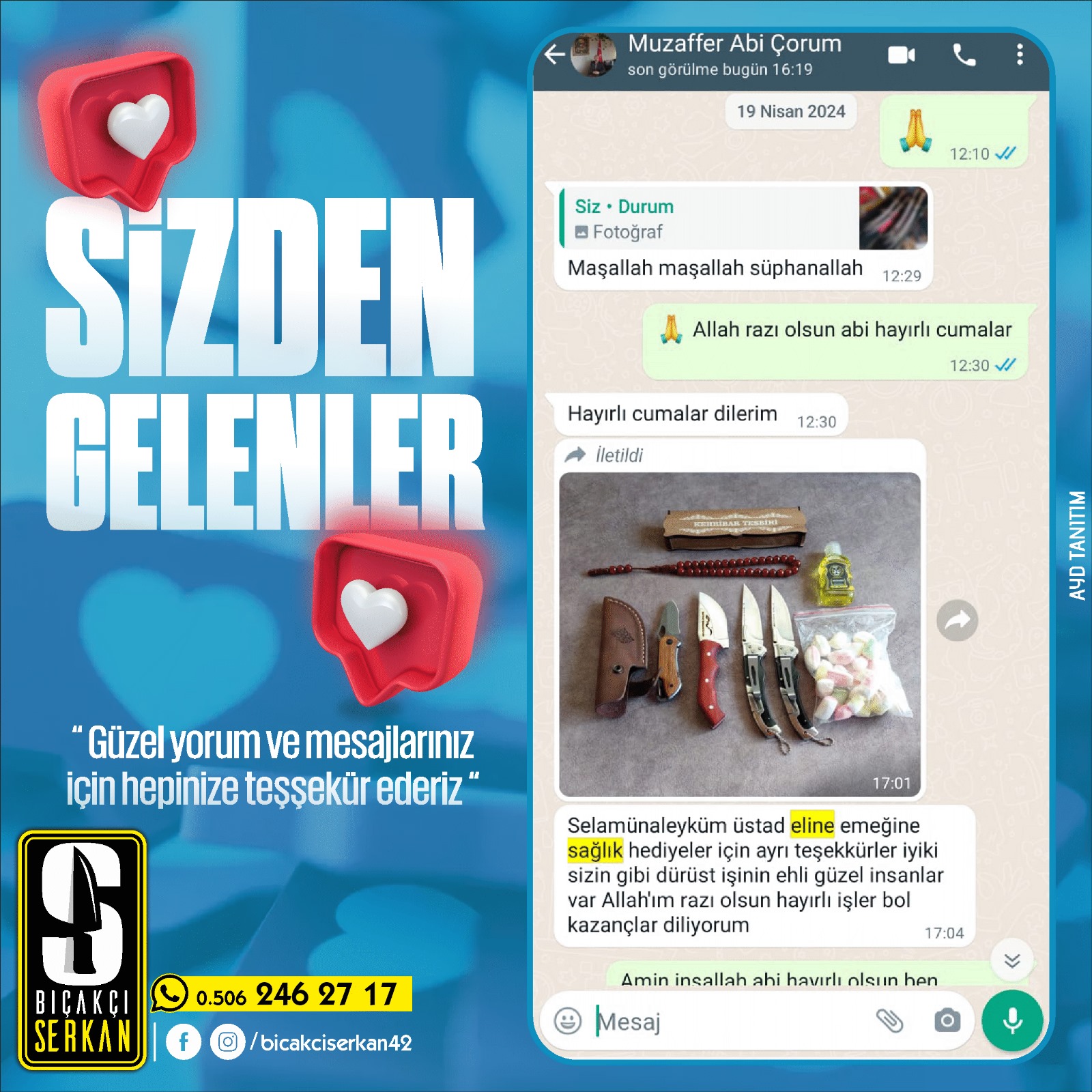 Biçakcı Serkan Sizden Gelenler