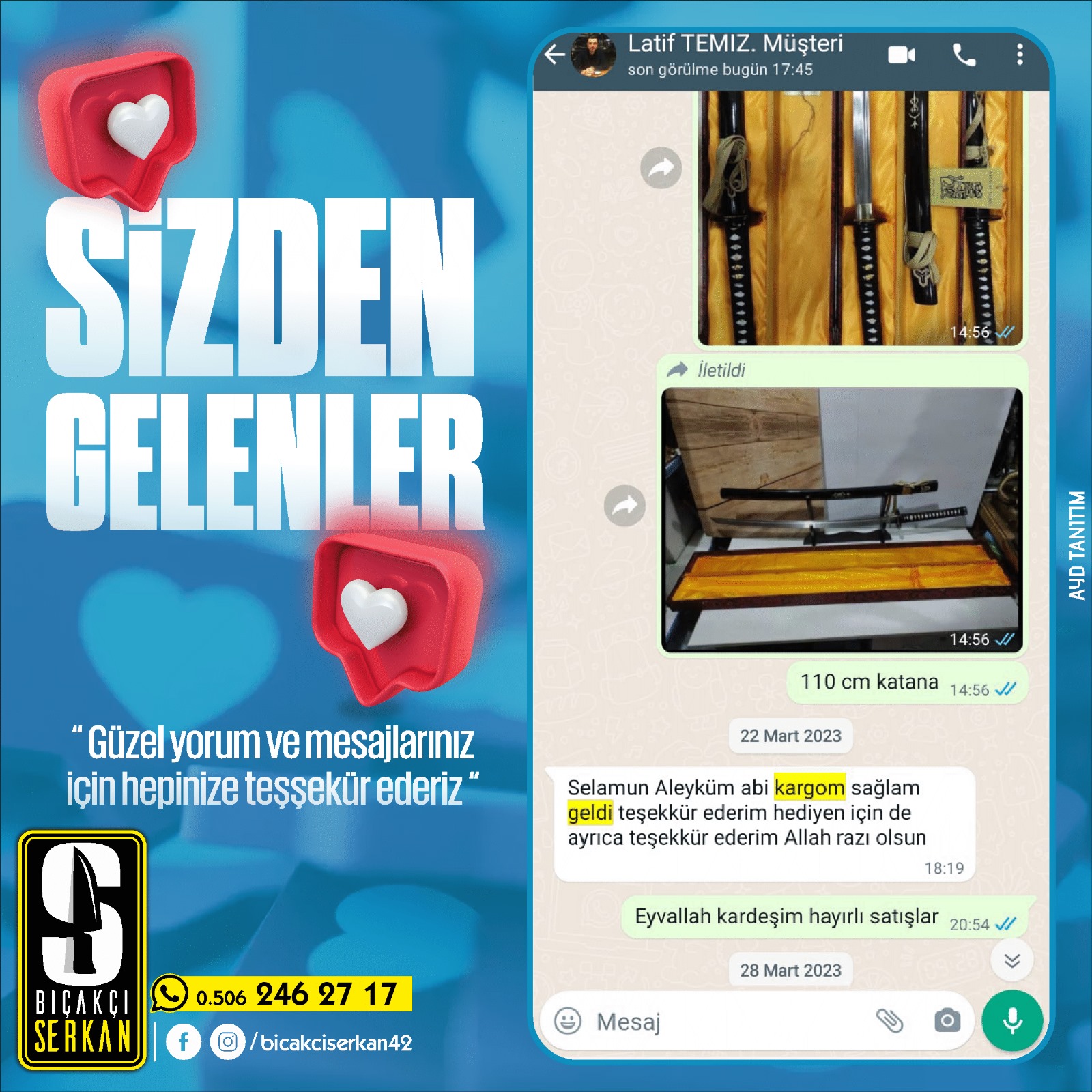 Biçakcı Serkan Sizden Gelenler