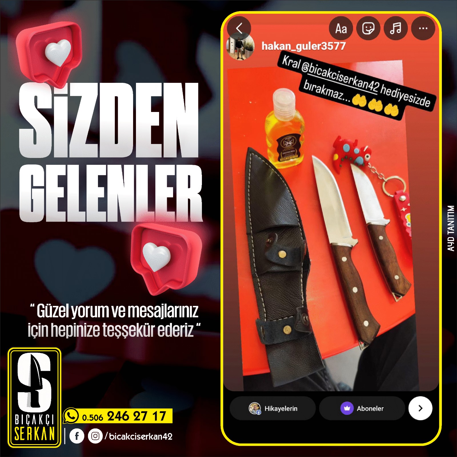 Biçakcı Serkan Sizden Gelenler