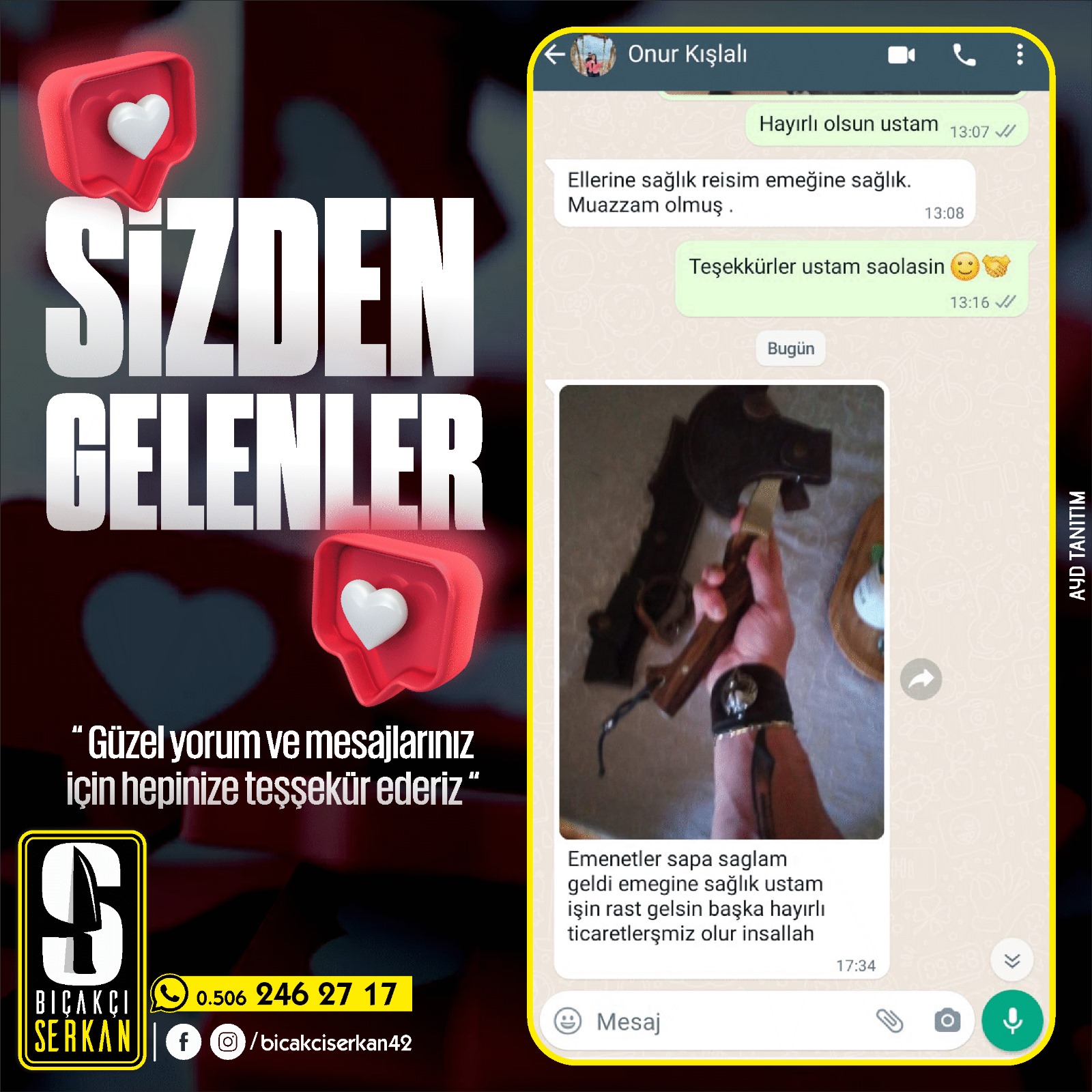 Biçakcı Serkan Sizden Gelenler