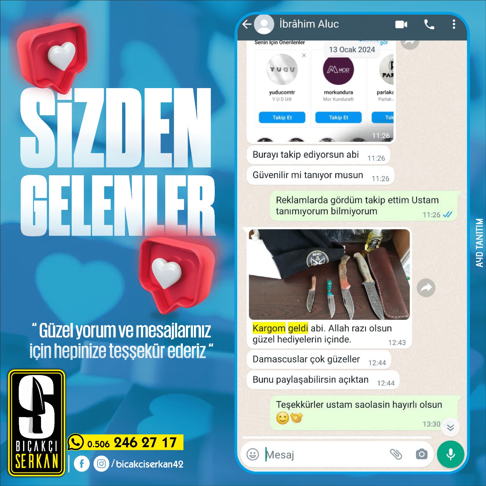 Biçakcı Serkan Sizden Gelenler