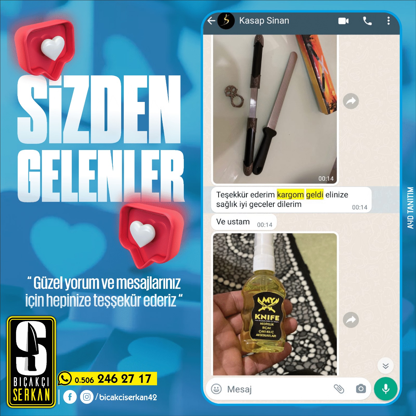 Biçakcı Serkan Sizden Gelenler