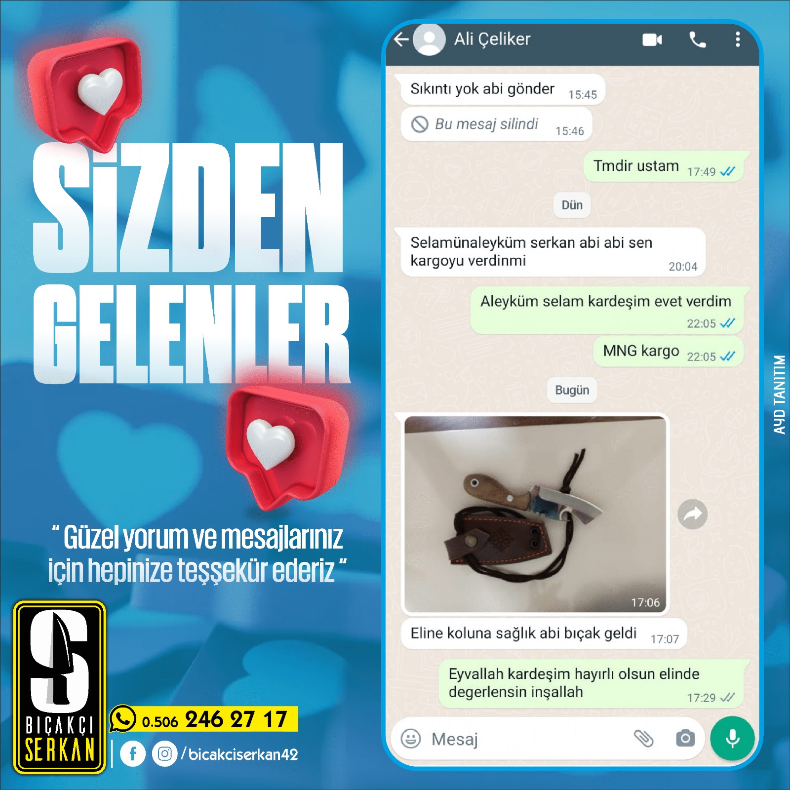 Biçakcı Serkan Sizden Gelenler