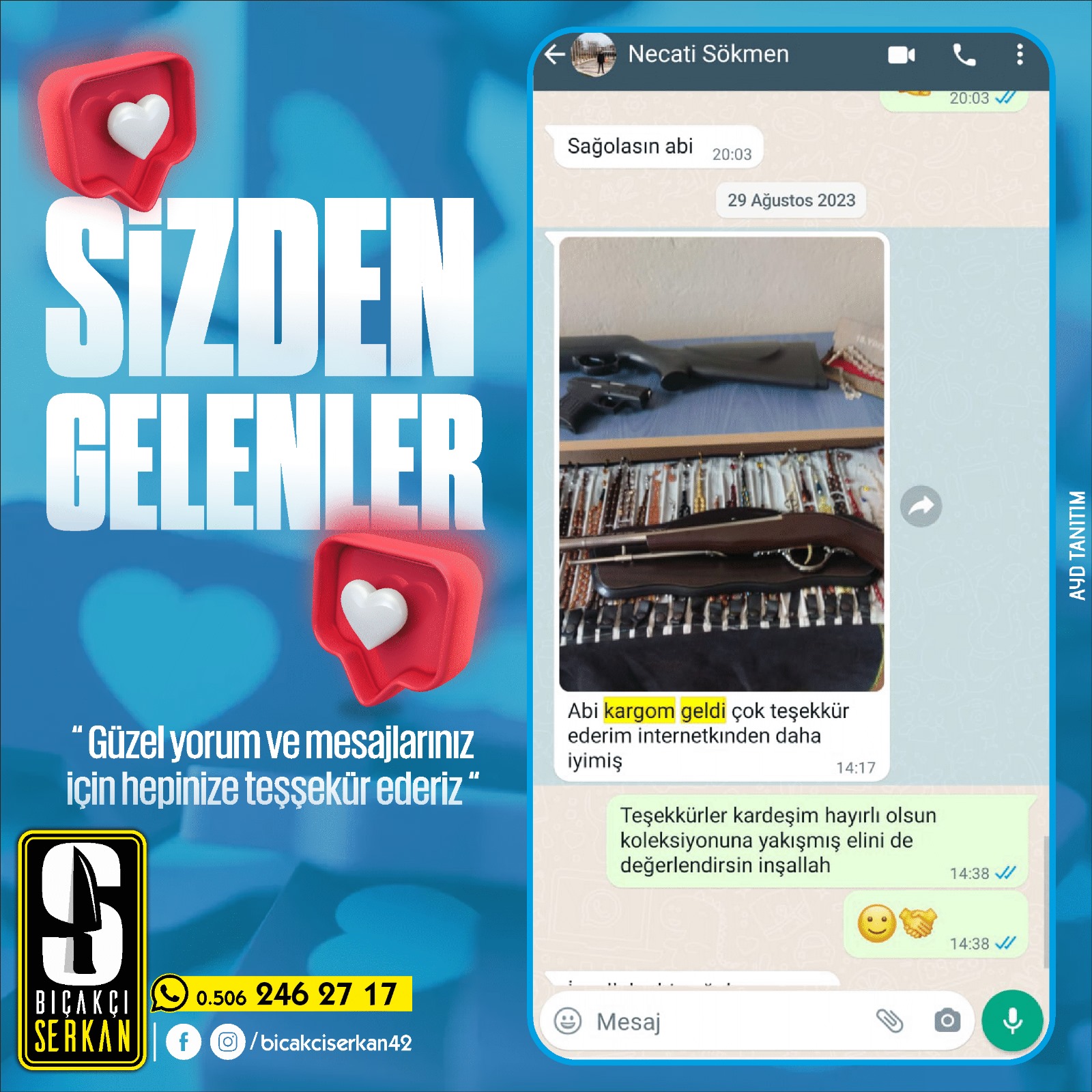 Biçakcı Serkan Sizden Gelenler